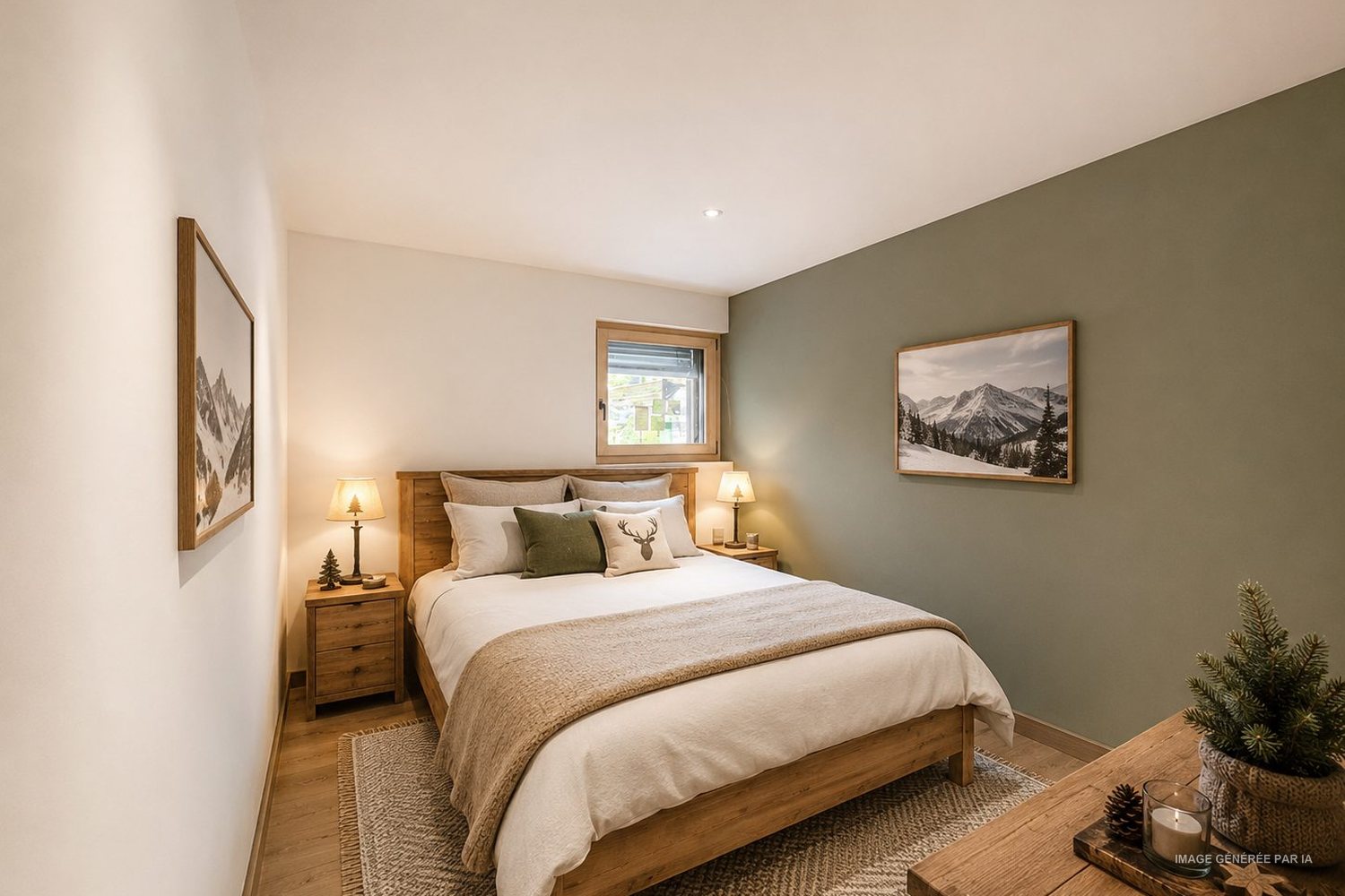 Visuel d'ambiance de la deuxième chambre.